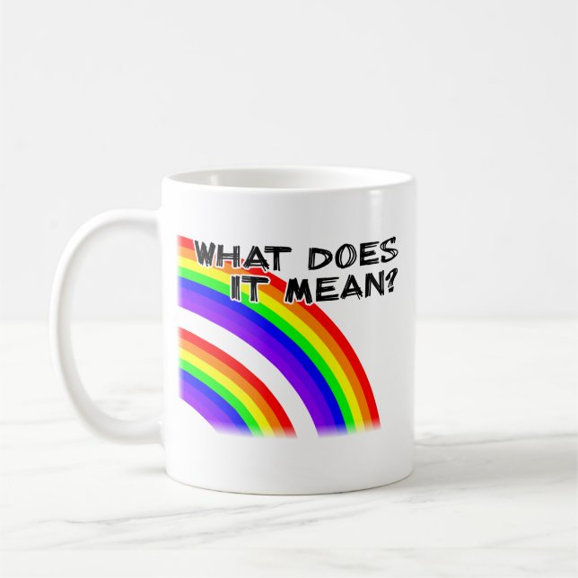 Double tasse de vidéo d'arc-en-ciel (Gauche)