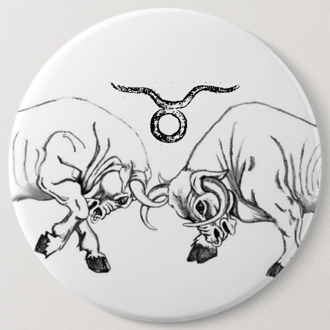 Double Taurus 6 Inch Round Button (Front)
