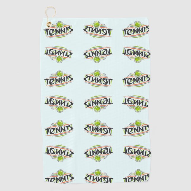 "Double Tennis" Tennis Sweat Serviette (Devant)