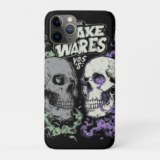 Double the darkness with this striking dual skull iPhone 11 pro case