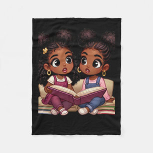 Double The S Fierce Twin Energy Sticker  Fleece Blanket