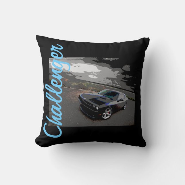 Double the trouble throw pillow (Front)