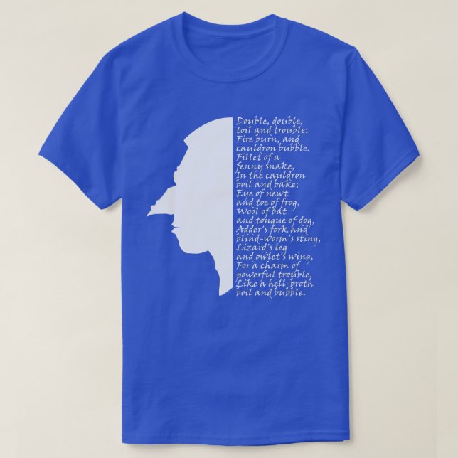 Double Toil and Trouble Witch Macbeth  T-Shirt (Design Front)