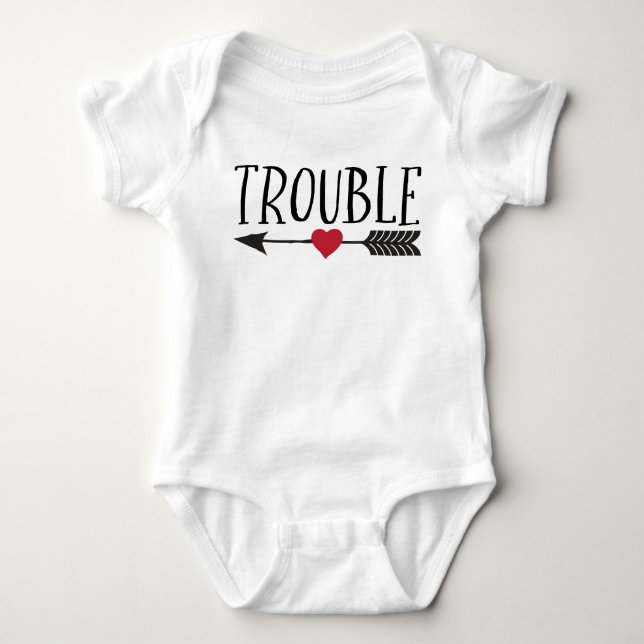 Double Trouble Baby Bodysuit (Front)