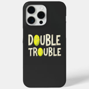 Double Trouble Funny Tennis Balls iPhone 15 Pro Max Case