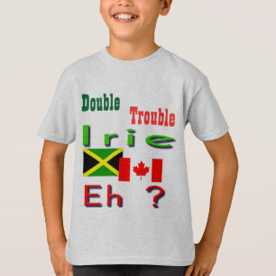 Double Trouble Jamaican-canadian t-shirts