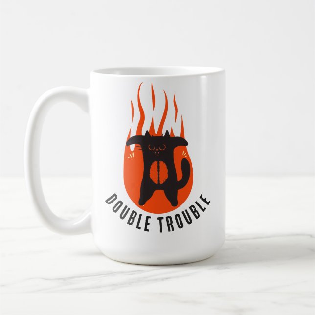 Double Trouble Tea mug (Left)