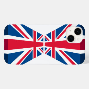 Double Union Jack, British flag in 3D Case-Mate iPhone 14 Case