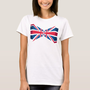 Double Union Jack, British flag in 3D T-Shirt