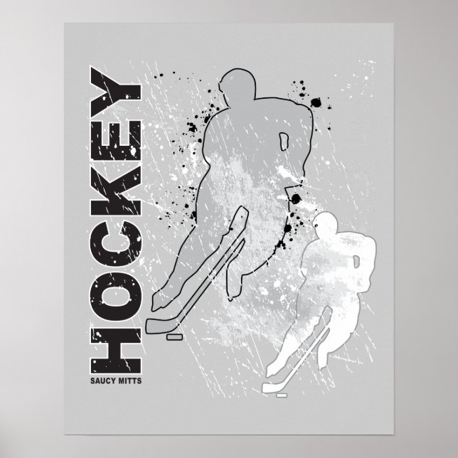 Double Vision Hockey Player (male) Poster (Front)