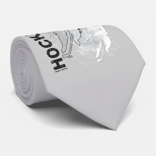 Double Vision Hockey Player Tie