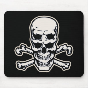 Double Vision Skull Mouse Pad