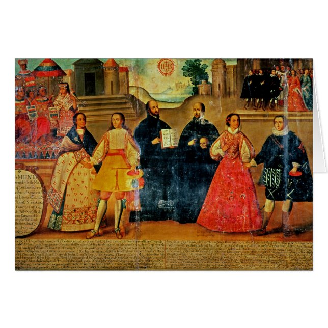 Double wedding between two Inca women (Front Horizontal)