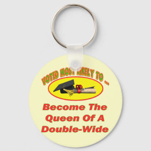 Double-Wide Queen Keychain