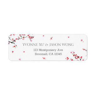Double Xi Chinese Red Elegant Retour