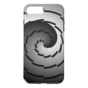 Double Yin Yang Spiral by Kenneth Yoncich iPhone 8 Plus/7 Plus Case