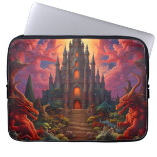 Double Your Dragon Fantasy Final Laptop Sleeve