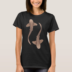 DOUBLE ZEBRA/LEOPARD SHARK -stegostoma fasciatum ( T-Shirt