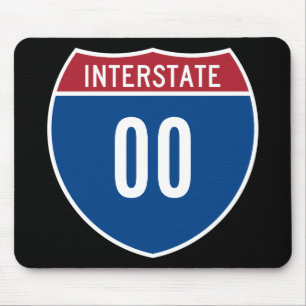 Double Zero Interstate Mouse Pad