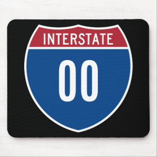 Double Zero Interstate Mouse Pad
