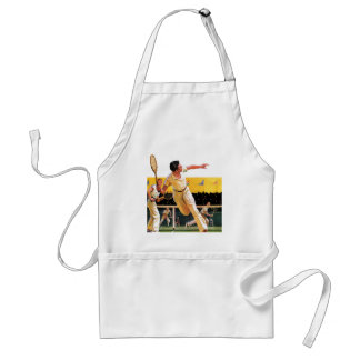 Doubles Tennis Match Standard Apron