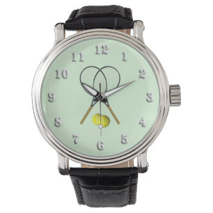 Doubles Tennis Sport Theme Watch
