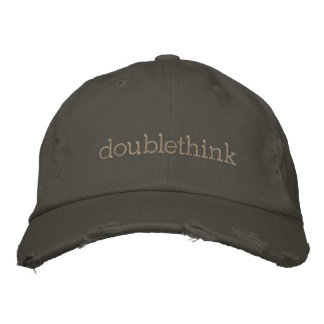 doublethink embroidered hat