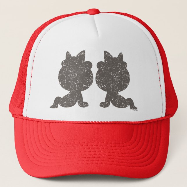 DoubleTrucker Giggles Trucker Hat (Front)