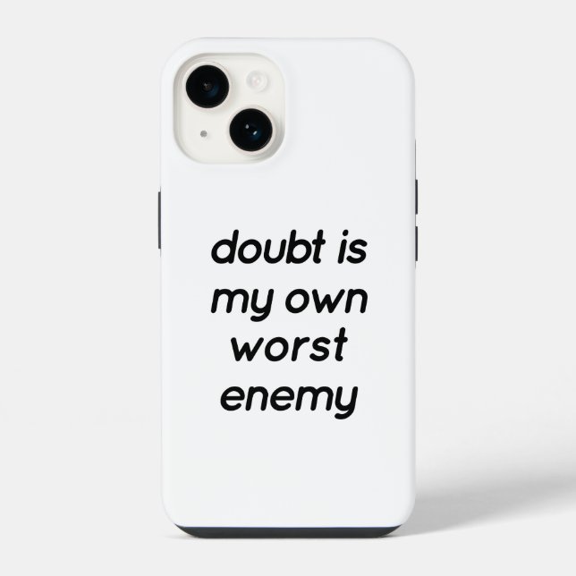 Doubt iPhone Case (Back)