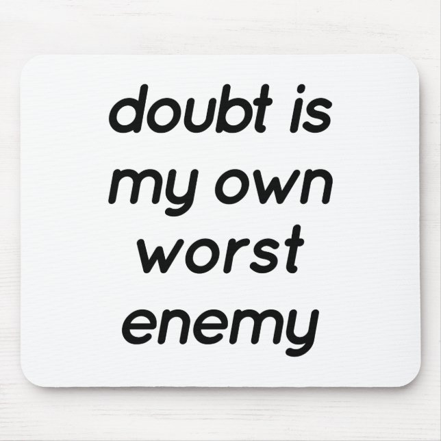 Doubt Mouse Pad (Front)