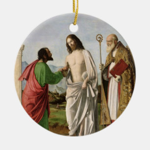 Doubting Thomas with St. Magnus, c.1504-05 Ceramic Ornament