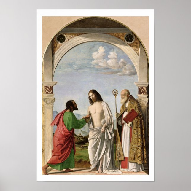 Doubting Thomas with St. Magnus, c.1504-05 Poster (Front)