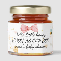 Douce comme Can Bee Baby Shower Pot de miel