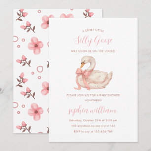 Douce Invitation Fête de Naissance Colombe Aquarel