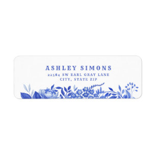 Douce journée de mariage fleurie bleue et blanche