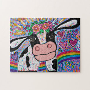 Douce Katie Cow Puzzle 252 Pièce