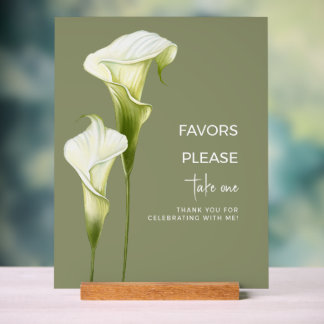 Douce Nuit de Fiançailles Delicates Calla Lilies |