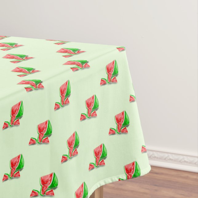 Douce pastèque Nappe de cuisine (In Situ)