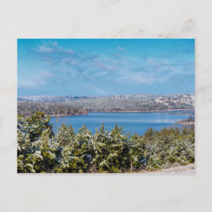 Doucement De Neige À Table Rock Lake Carte Postale