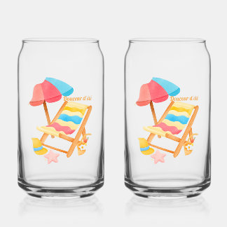 Douceur d'été can glass