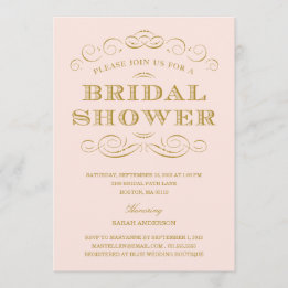 DOUCHE CLASSÉE | INVITATION DE DOUCHE BRIDALE