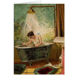 Douche de la carte pliée de la mariée