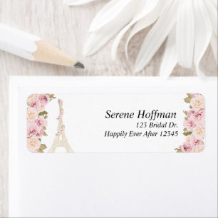 Douche de mariée, thème Paris, Tour Eiffel, Mariée