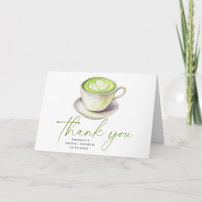 Douche nuptiale Merci Matcha Tea (Devant)