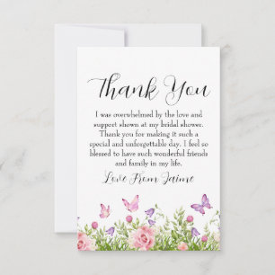 douche nuptiale rose vif merci cartes