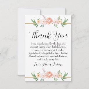 douche nuptiale rose vif merci cartes