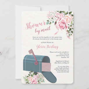 Douche par la poste Invitation de la douche nuptia