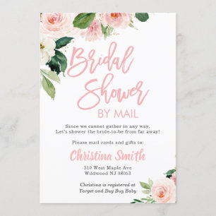 Douche par la poste Invitations de douche nuptiale