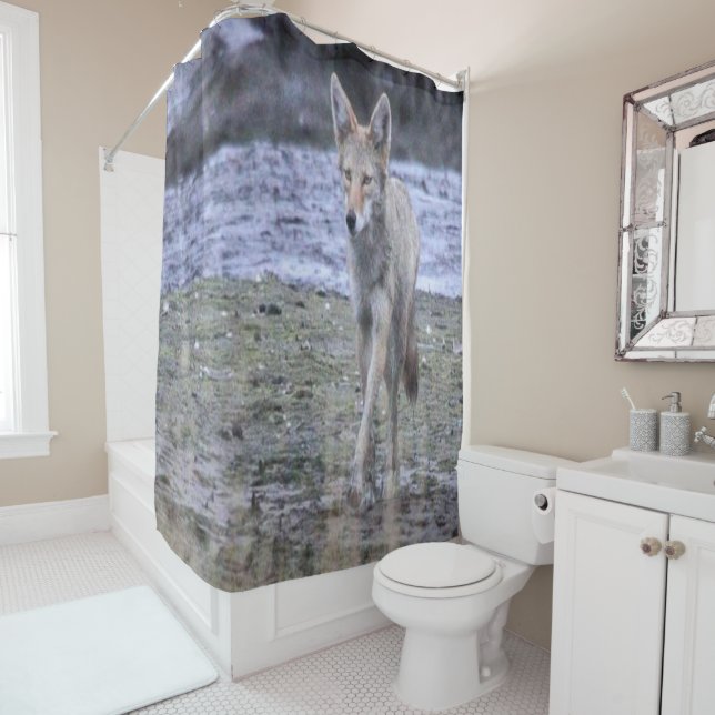 Douche rideau Coyote (En situation)