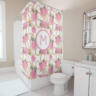 Douche Rideaux de salle de bain de luxe - Chaînes Luxe Ro